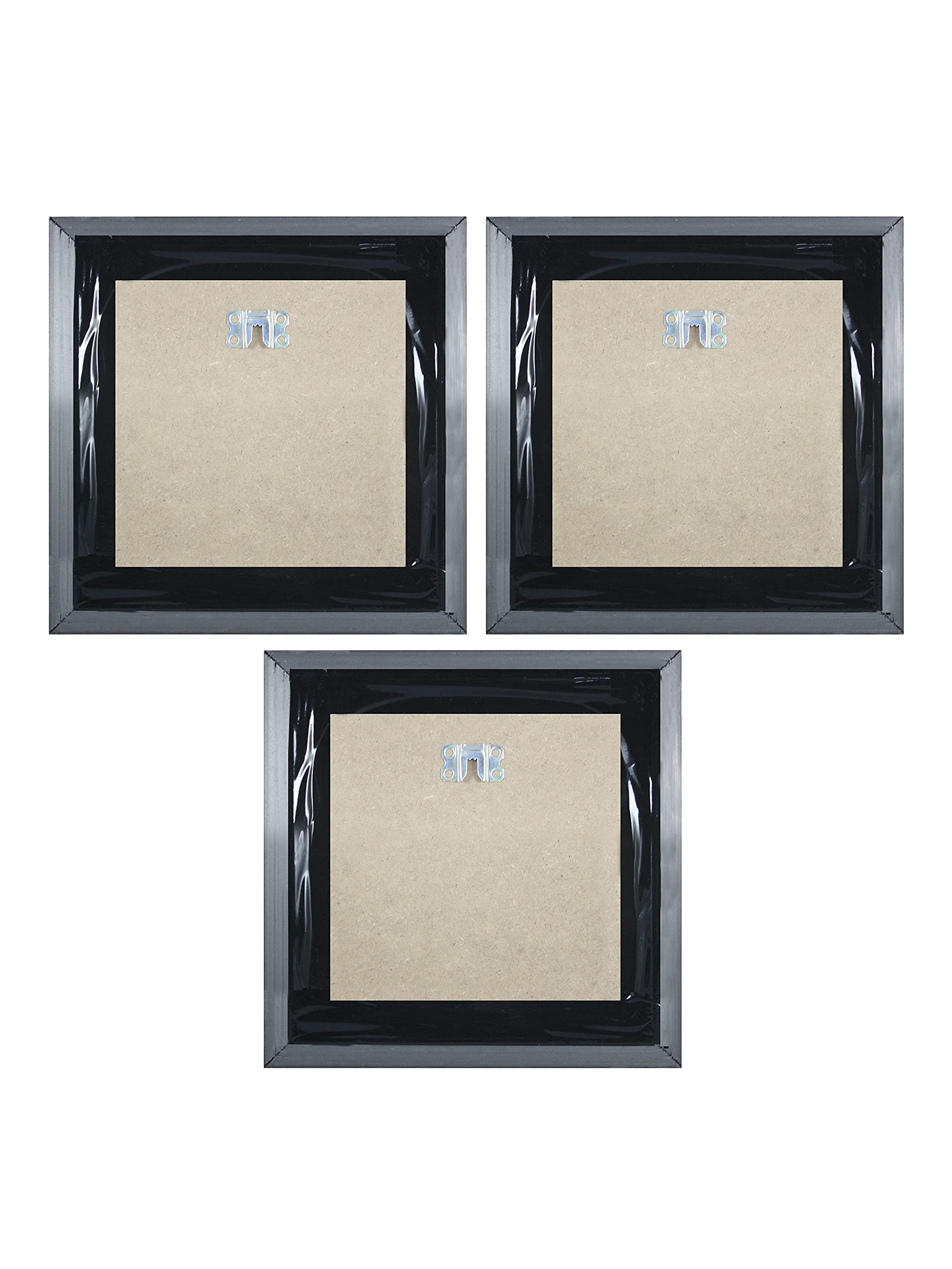 Indianara Motivational Quote Framed Wall Hanging Laminated Painting, 9.5 Inch X 9.5 Inch, Multi, Set Of 4 (Style 5)